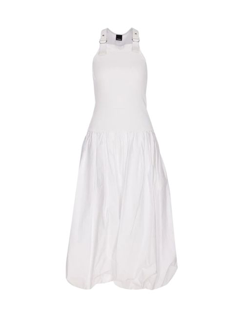 Abito midi Peter in cotone a palloncino Bianco PINKO | 105137 A2L8Z04